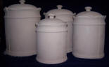 Scalloped edge Canisters